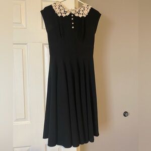 Hell bunny crochet collar dress